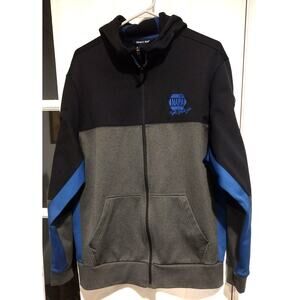 Men's Large Jacket Hooded Full Zip Napa Grunge Athleisure Active Sportswear